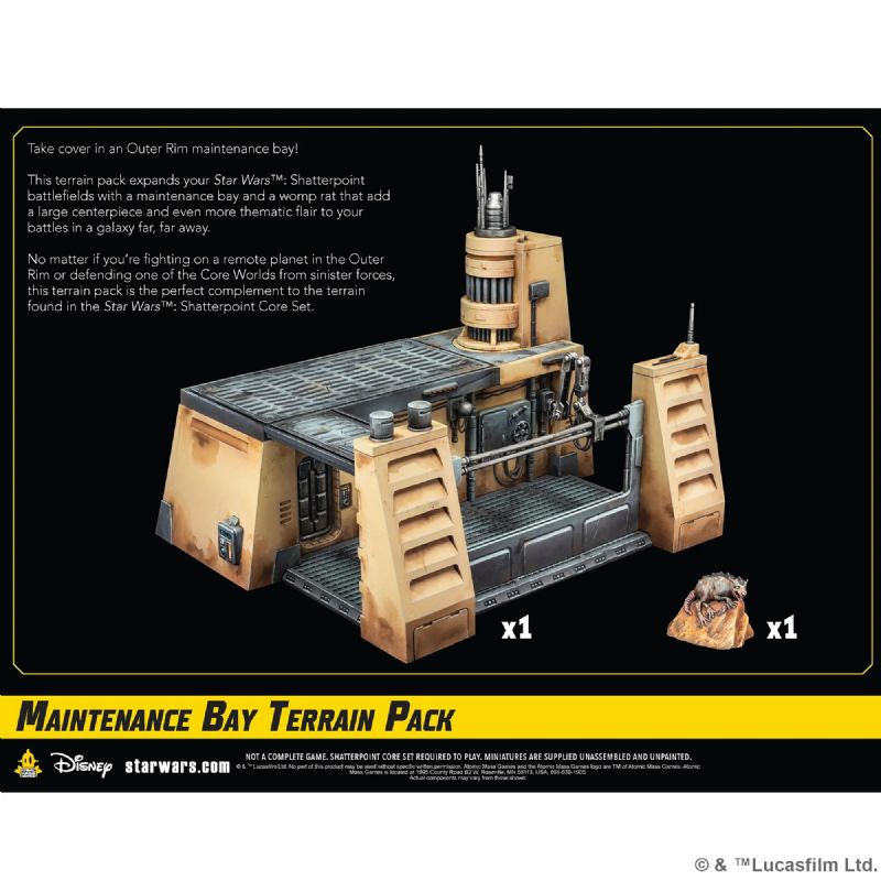 Star Wars Shatterpoint Maintenance Bay Terrain Pack